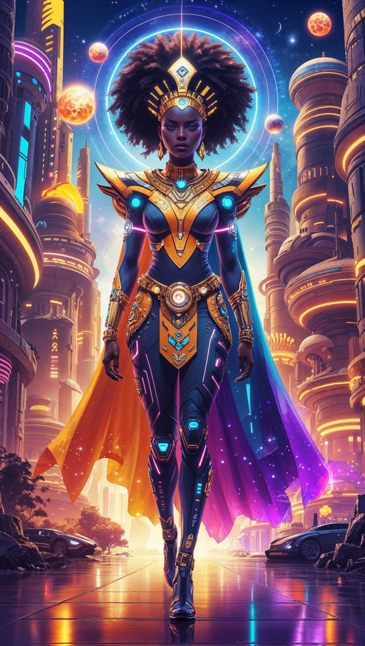 Galactic Empress – Queen of the Neon Cosmos