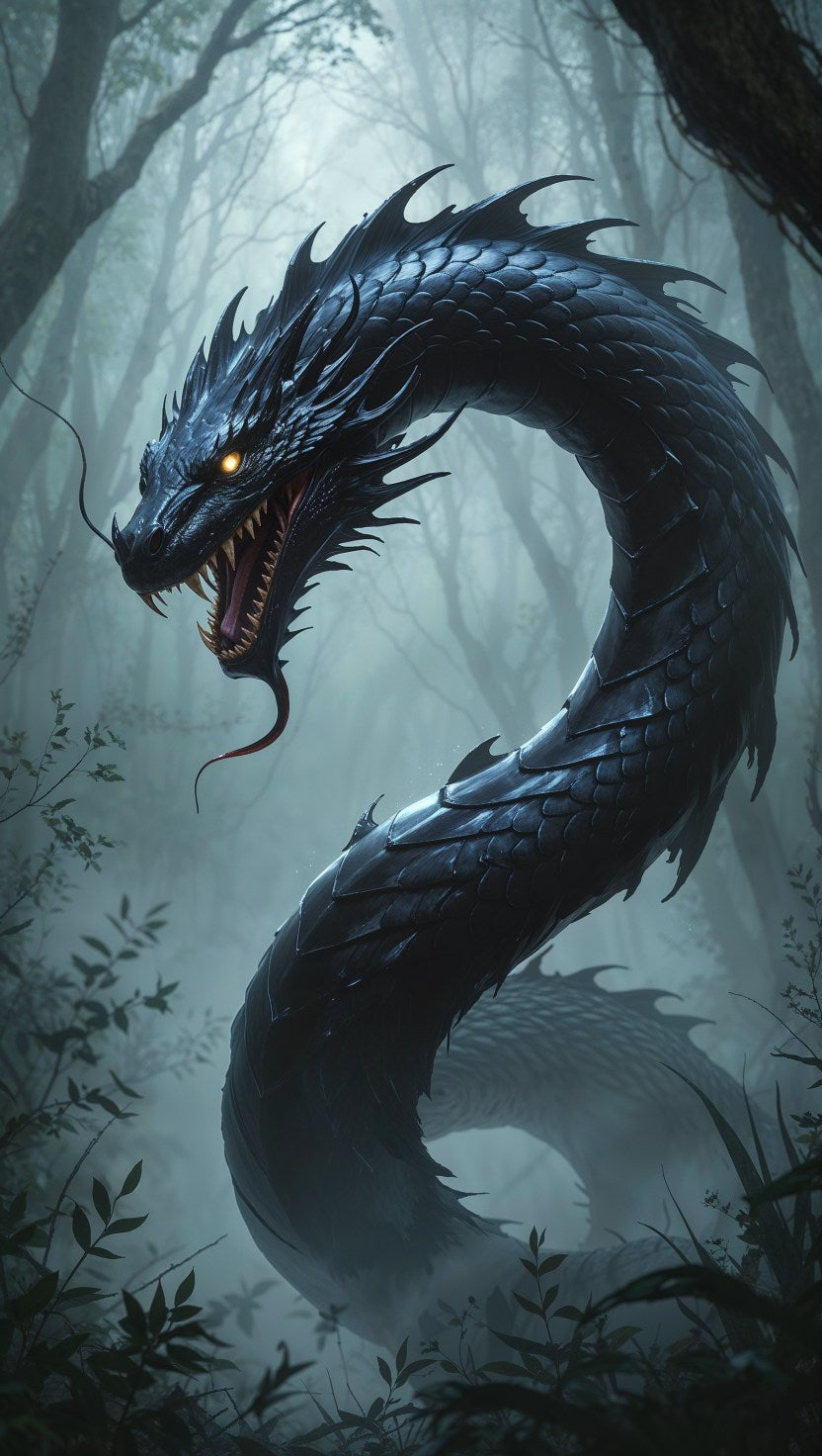 Shadow Serpent - Dark Dragon Fantasy