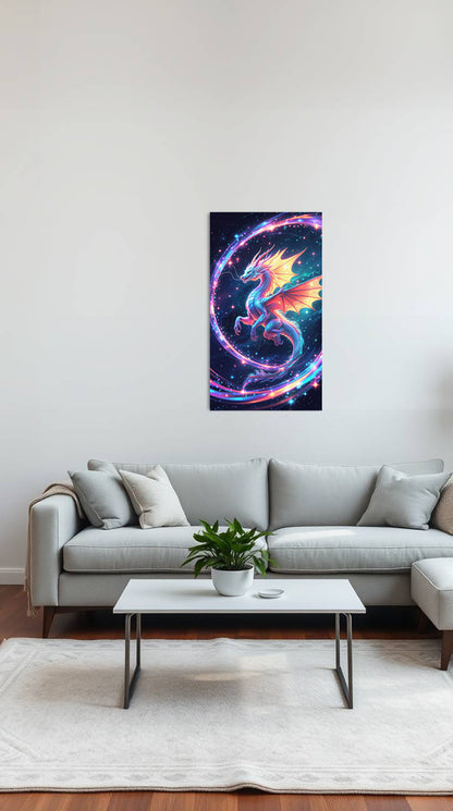 Cosmic Neon Dragon