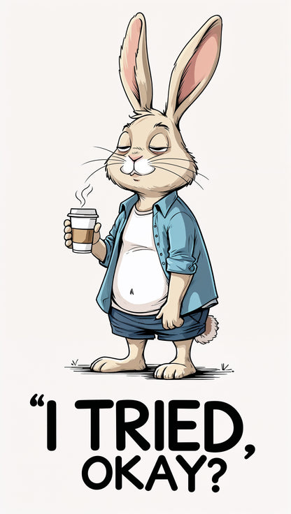 I Tried, Okay? – Sleepy Bunny Coffee Break
