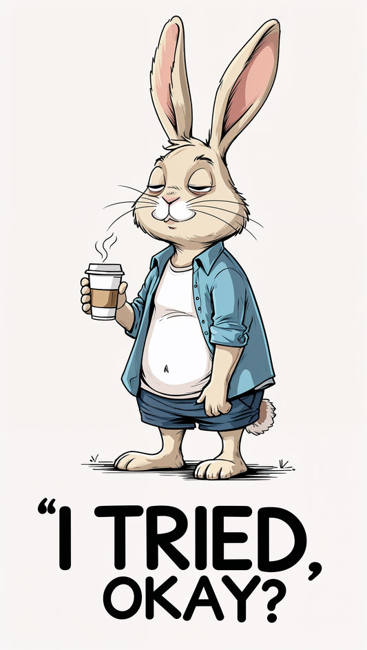 I Tried, Okay? – Sleepy Bunny Coffee Break