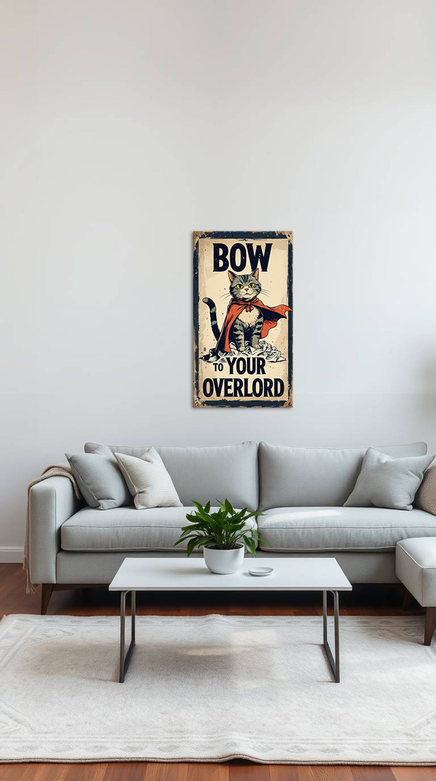 Bow to Your Overlord – Funny Cat