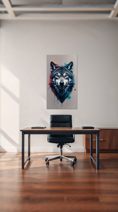 Fearless – Vibrant Wolf Splash